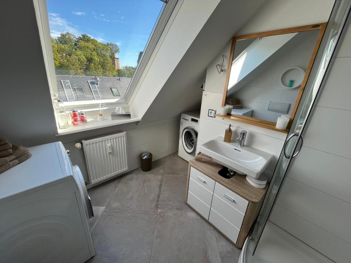 Attraktives Appartement Im Stadtzentrum Plauen Balkon Lift Екстер'єр фото