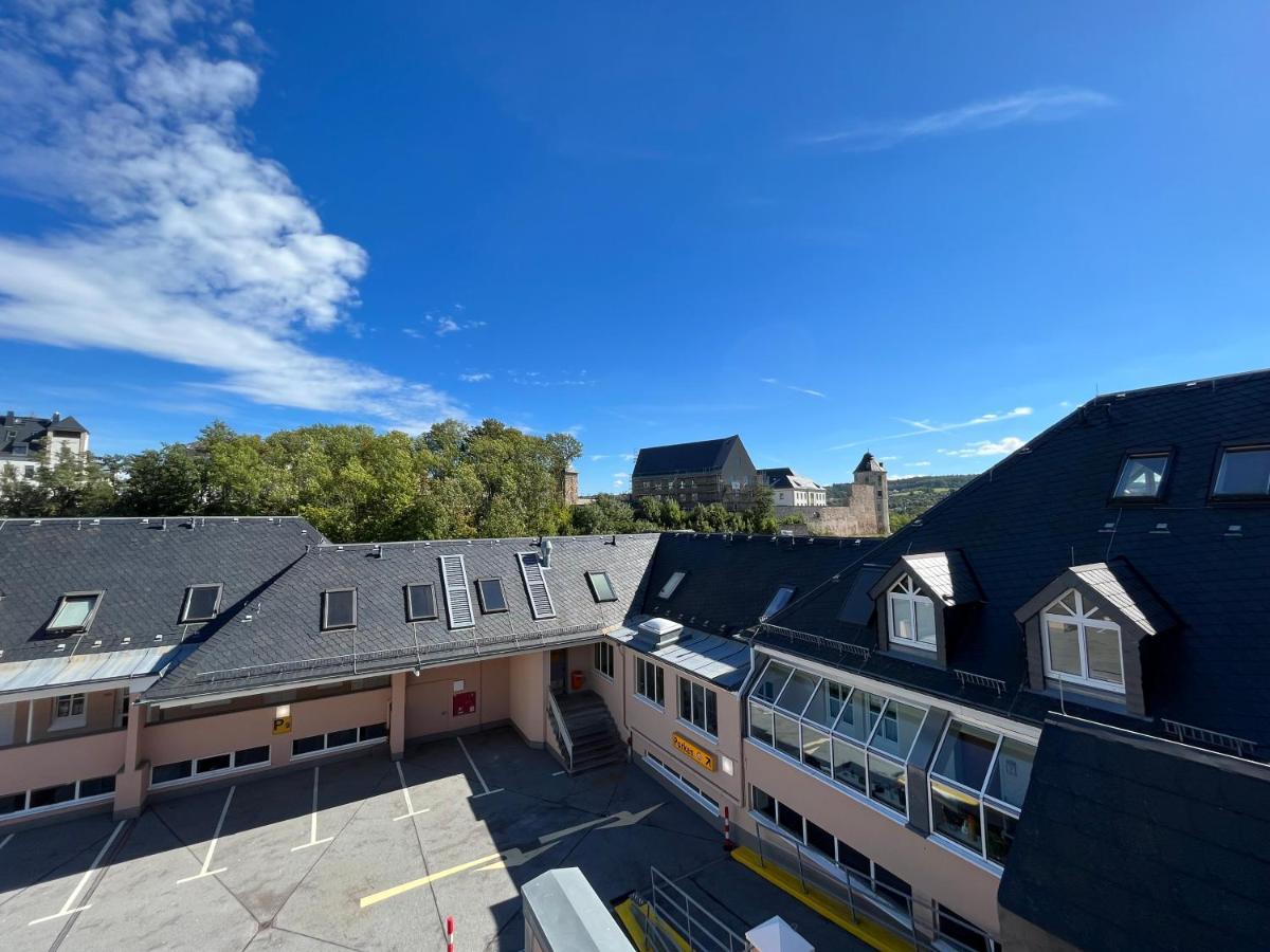 Attraktives Appartement Im Stadtzentrum Plauen Balkon Lift Екстер'єр фото